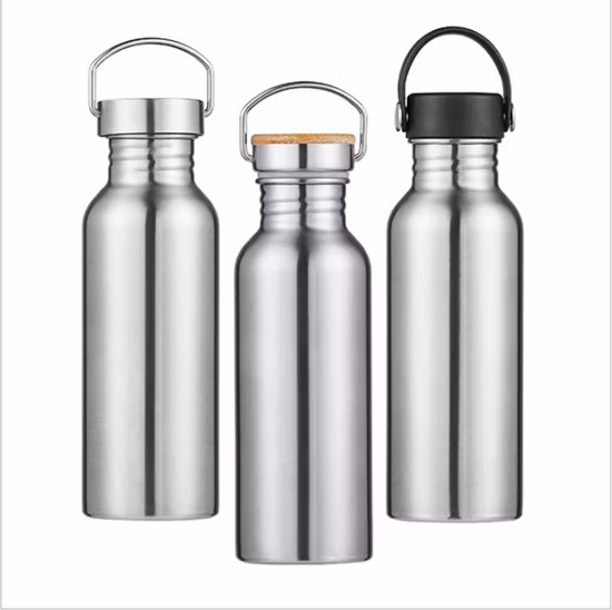 安価なステンレス鋼単層冷水スポーツボトル